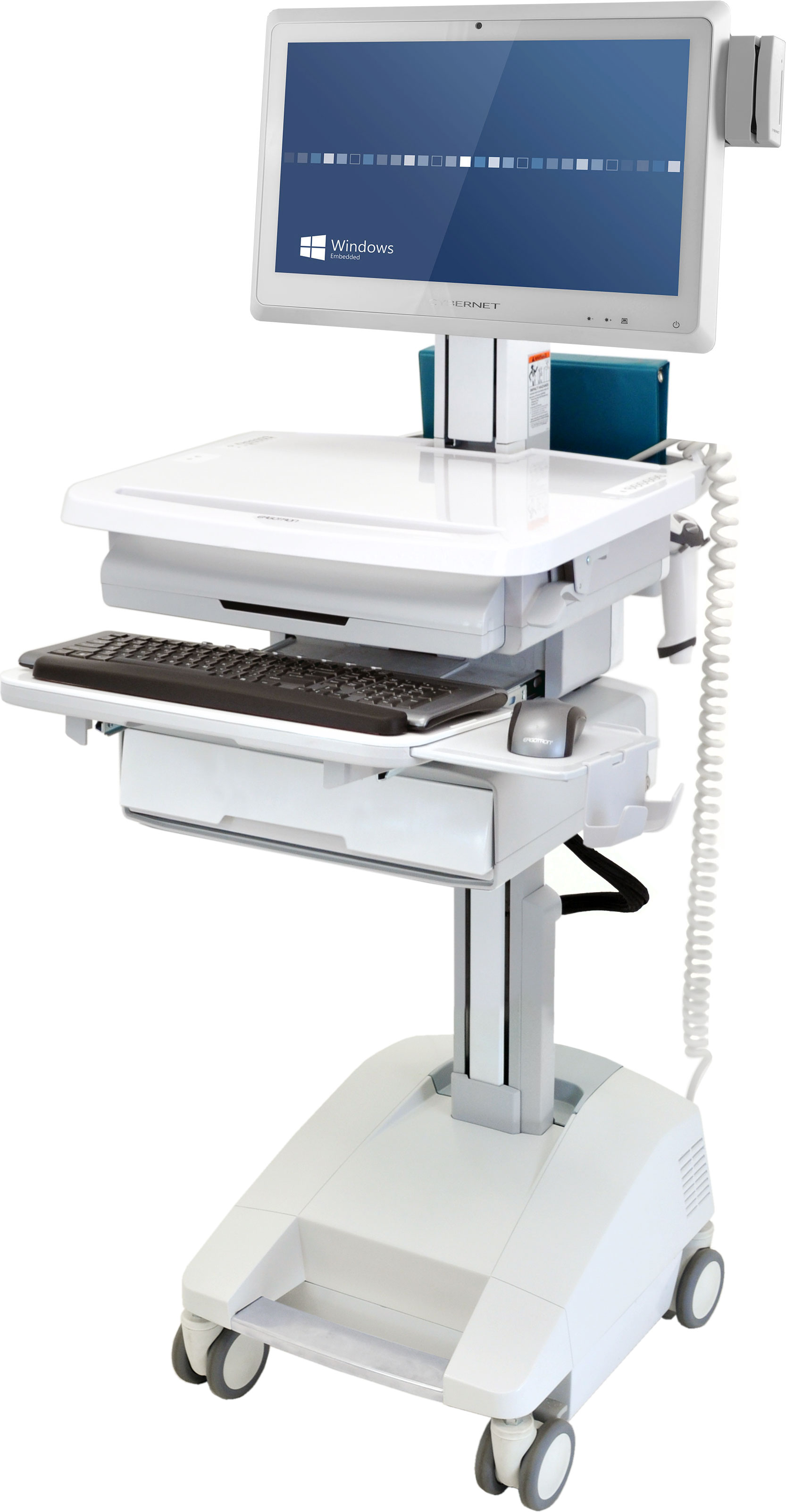 Medical Cart with Drawers, Battery Powered Medical Cart