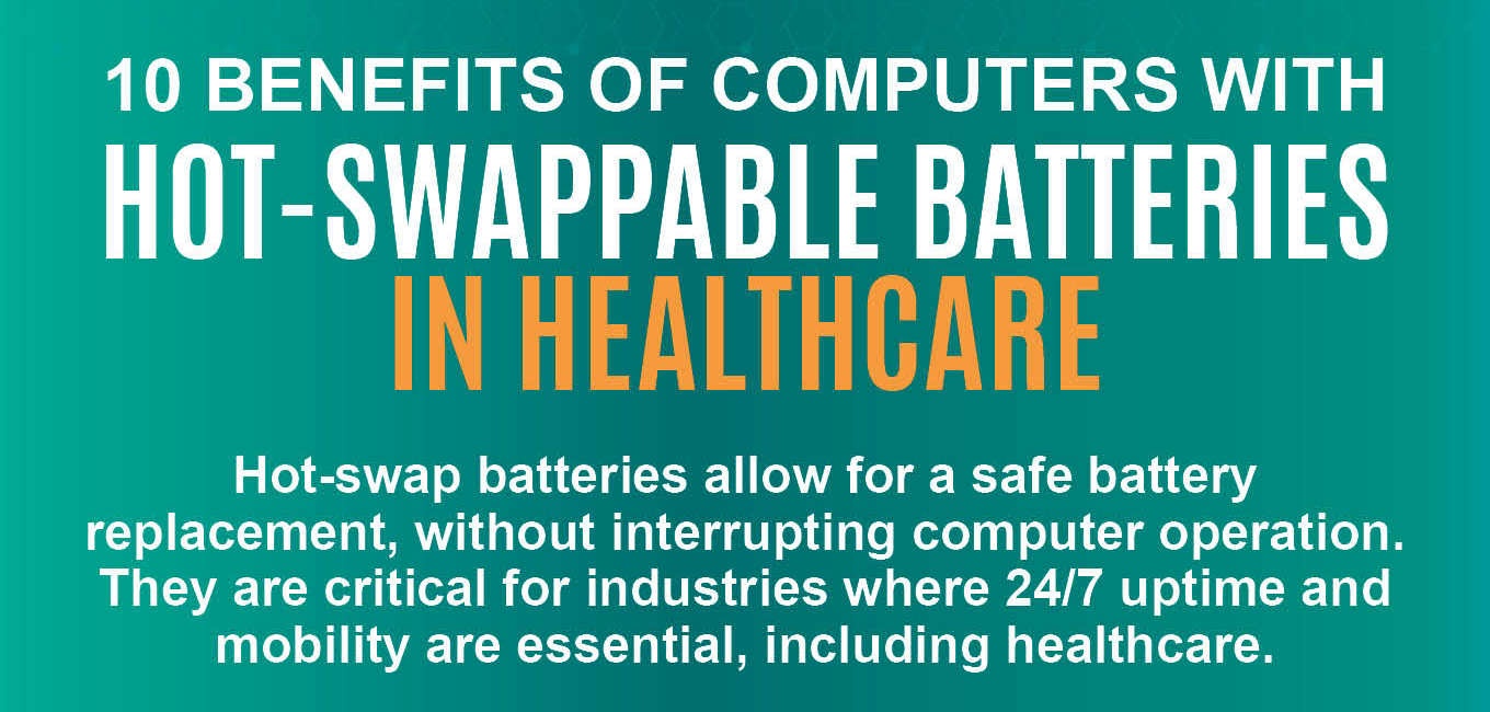 Benefits of CartMount PCs with HotSwap Batteries in Healthcare