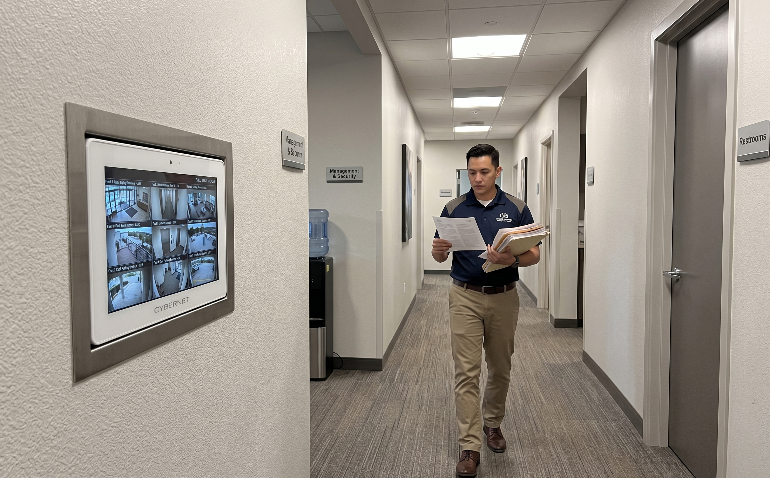 Security Company Replaces iPads Chooses Cybernet 10" All in One PC