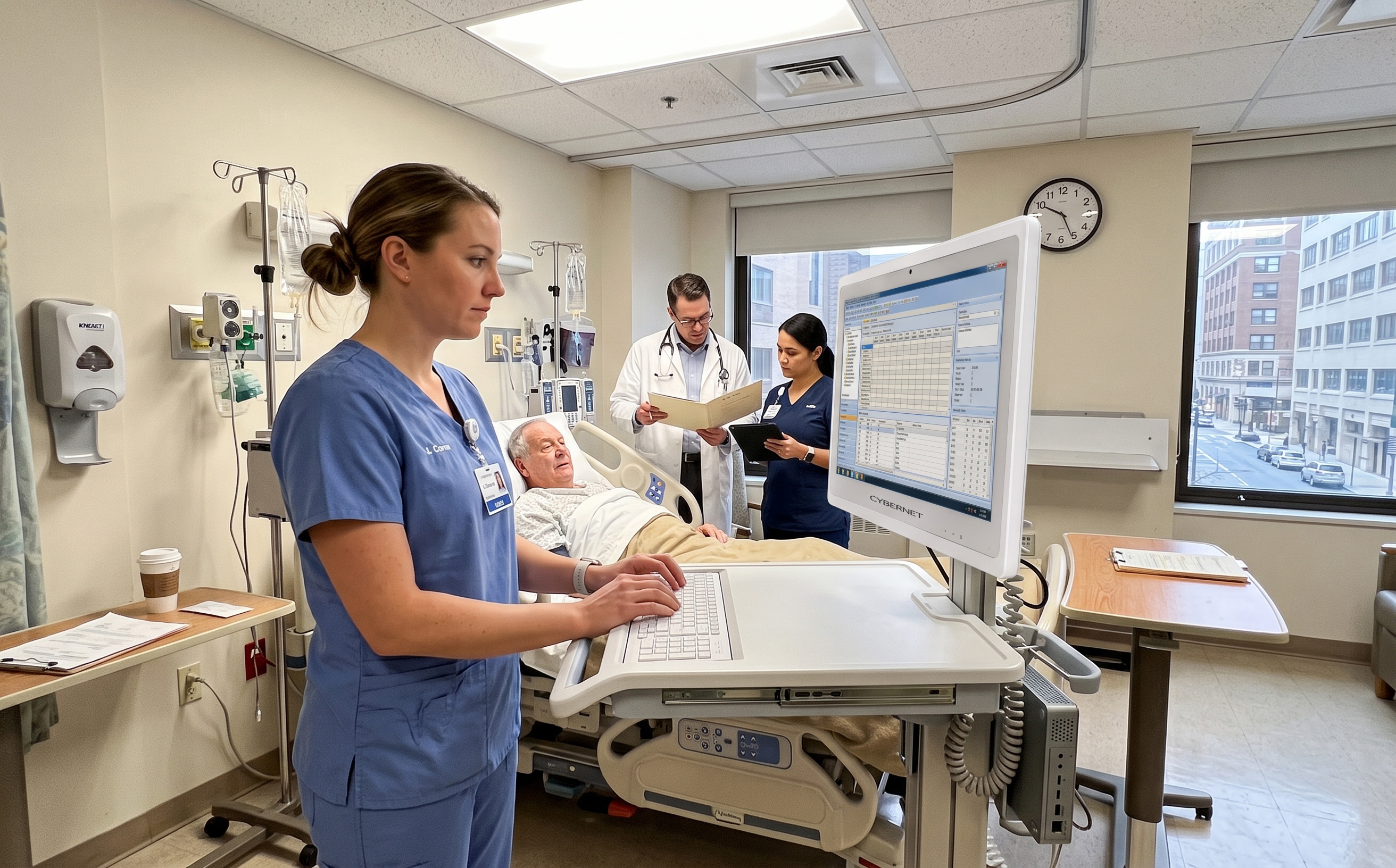 Regional Medical Center Switches to Cybernet Battery Powered Monitor