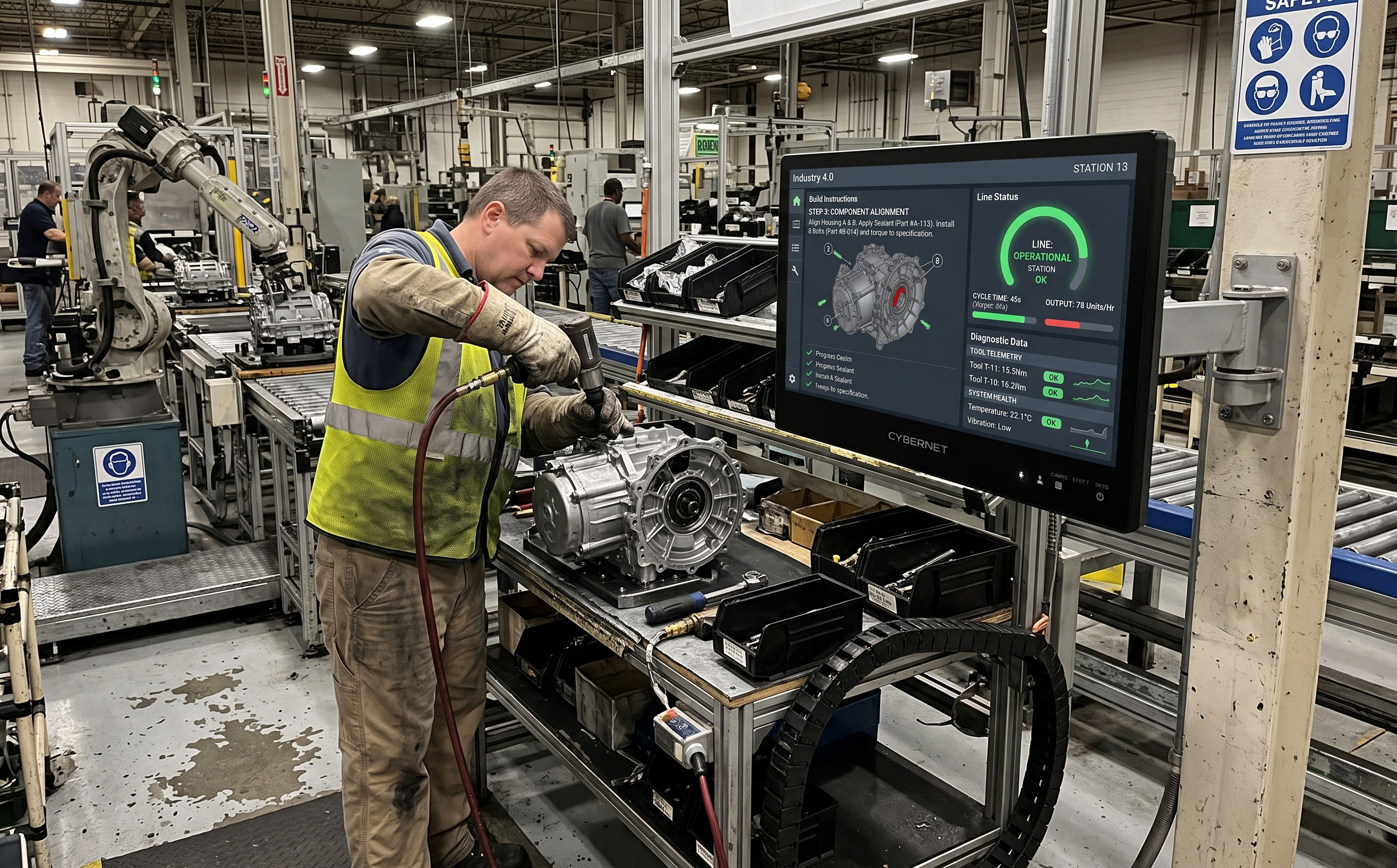 Jendamark USA Builds Smarter Assembly Lines with Cybernet Industrial Panel PCs