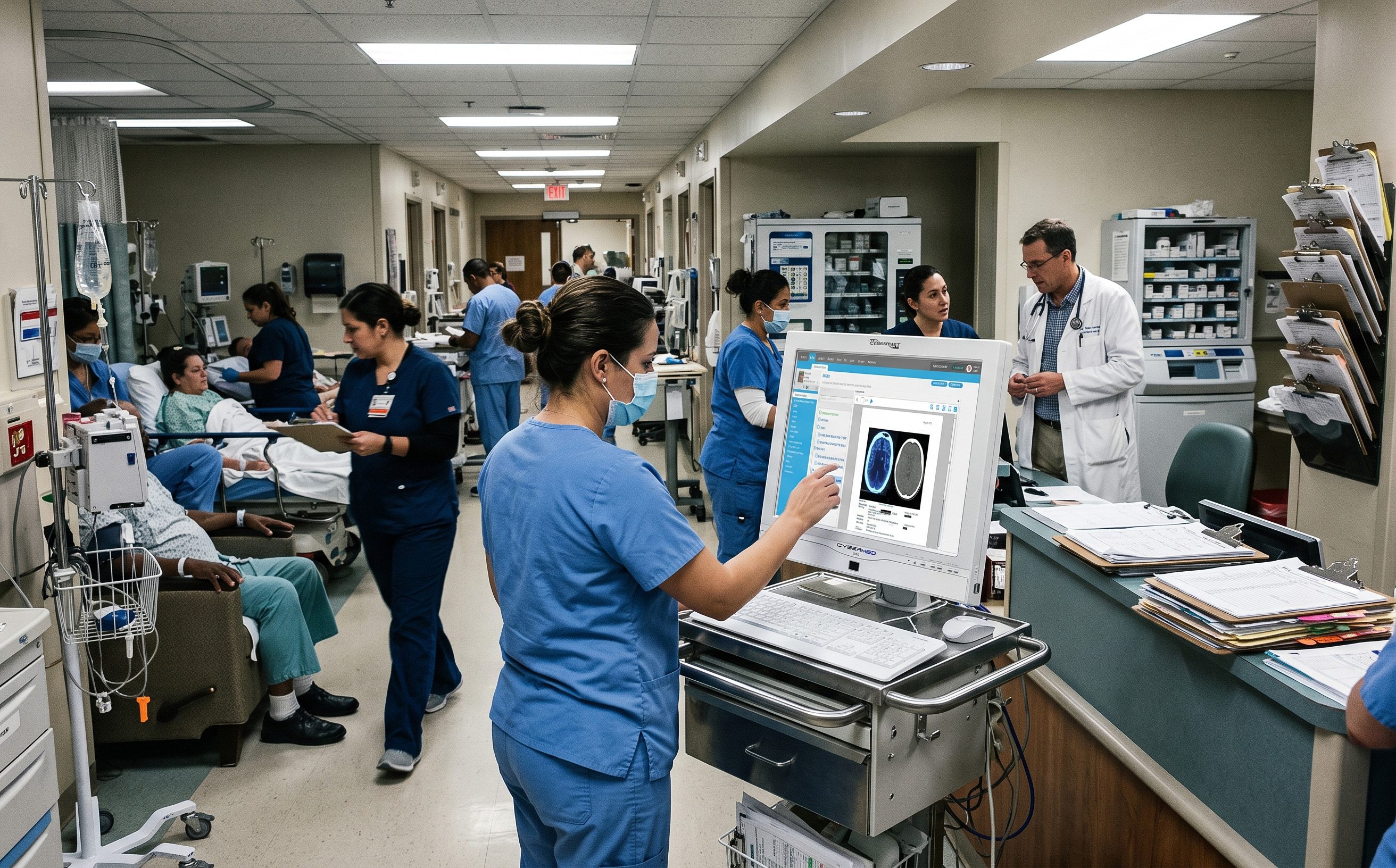 Millinocket Hospital and Cybernet CyberMed Touchscreen Medical PCs