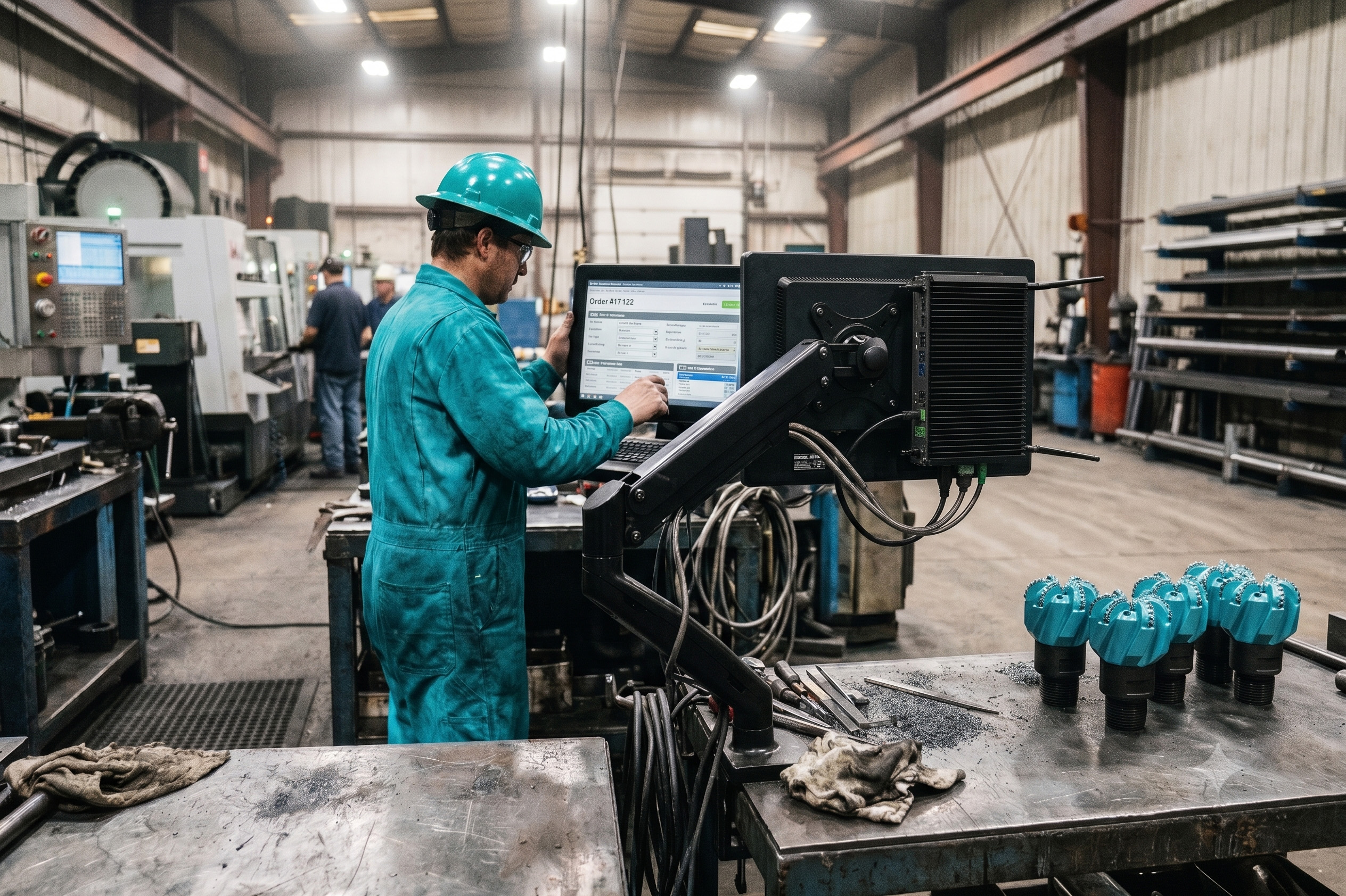 Drill Bit Manufacturer Chooses Cybernet for Factory Floor