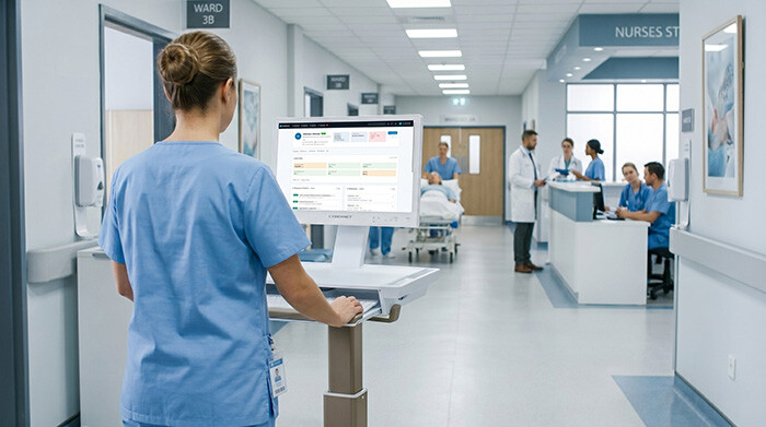Cybernet Medical Computer in Hospital Setting