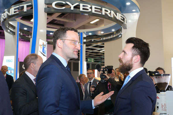 Jens Spahn Visits Cybernet at DEMA 2019