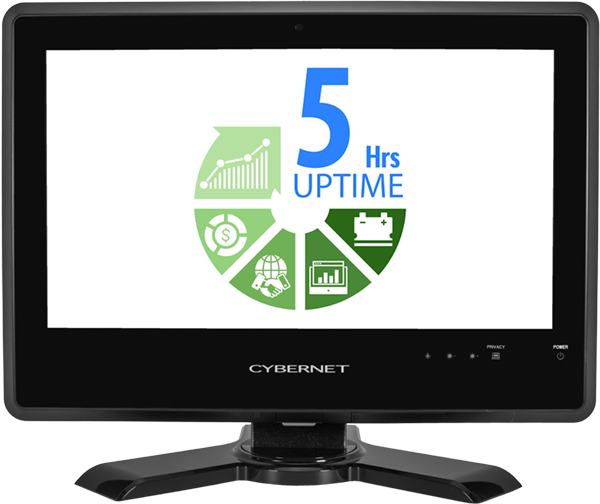 All In One Touchscreen PC with 5 Hours Uptime