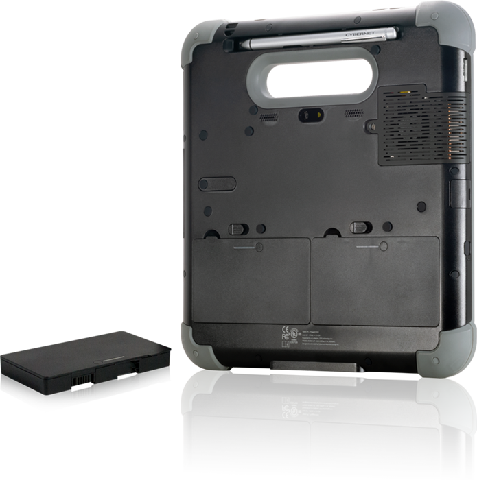 Rugged Industrial Tablet with Hot Swap Batteries